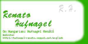 renato hufnagel business card